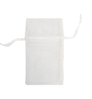 white organza drawstring bag 27230-bx